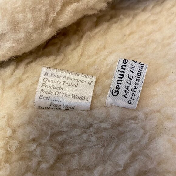 Gender Neutral Thick Wool Lined Leather Jacket - Repp, Ltd. - Picture 11 of 14